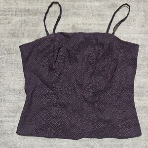 A. Byer Dark Purple Camisole Top